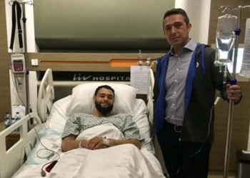 Başkanımız Ali Koç ve Başkanvekilimiz Semih Özsoy Tyler Ennis’i ziyaret etti