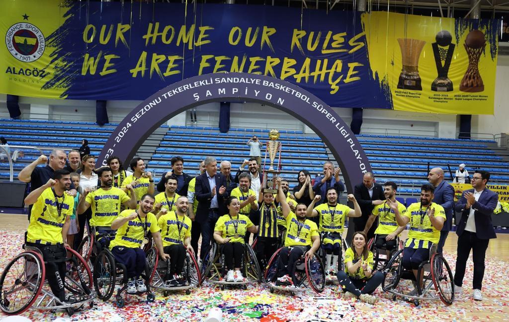 TEKERLEKLİ SANDALYE BASKETBOL SÜPER LİGİ’NDE DE ŞAMPİYON FENERBAHÇE 1