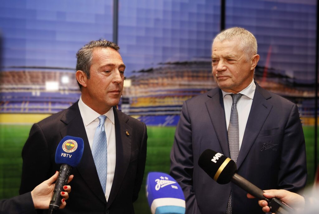 Ali Y. Koç, FK Zenit Başkanı Alexander Medvedev ve yöneticileriyle bir araya geldi 1
