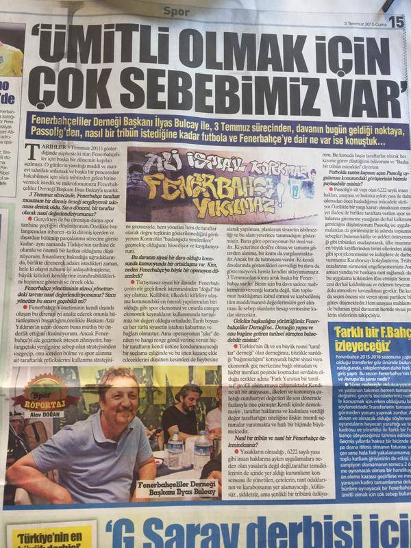 İlyas Bulcay: ''Ümitli olmak için çok sebebimiz var'' 8 CJJGJj9UwAAFnuH