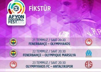 Afyon Summer Futbol Fest 2015 Turnuvasının 24 Kişilik Kadrosu