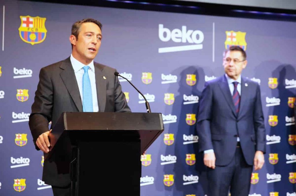 Ali Y. Koç, Beko ve Barcelona Anlaşması İçin İmza Attı 1 Ali Y. Koç, Beko ve Barcelona Anlaşması İçin İmza Attı 1