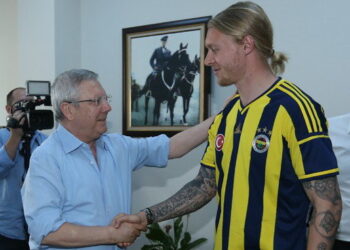 Simon Kjaer Aziz Yıldırım ile bir araya geldi