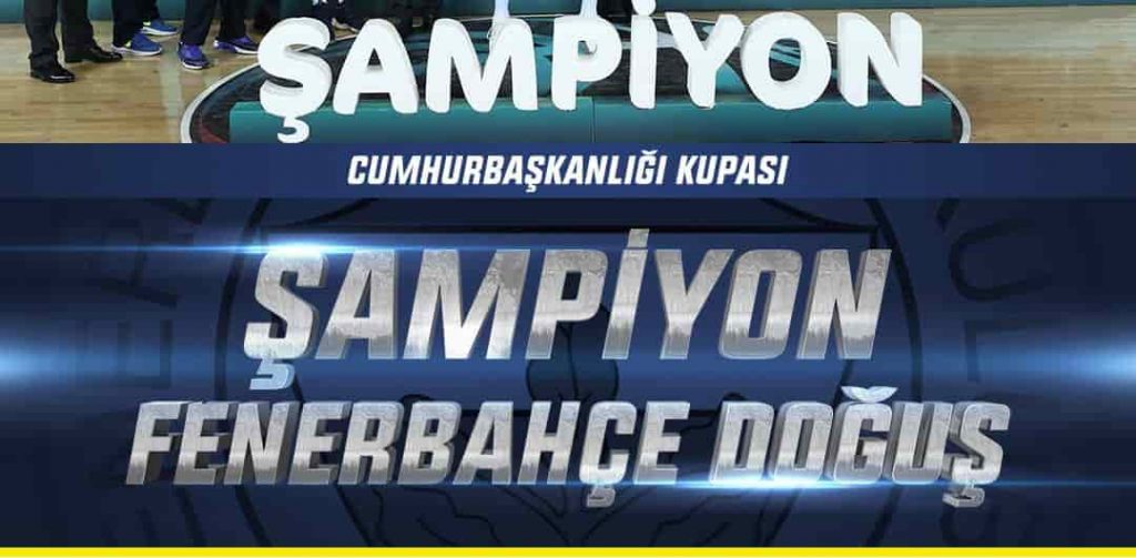 33. Erkekler Cumhurbaşkanlığı Kupası Fenerbahçe Doğuş’un 53