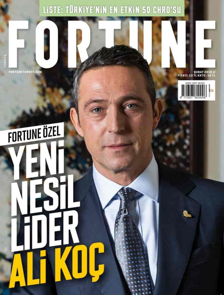 Ali Y. Koç Fortune Şubat Kapağında 1
